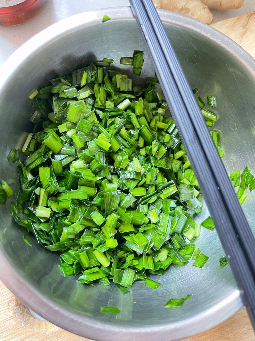 皮薄馅大～韭菜鸡蛋饼