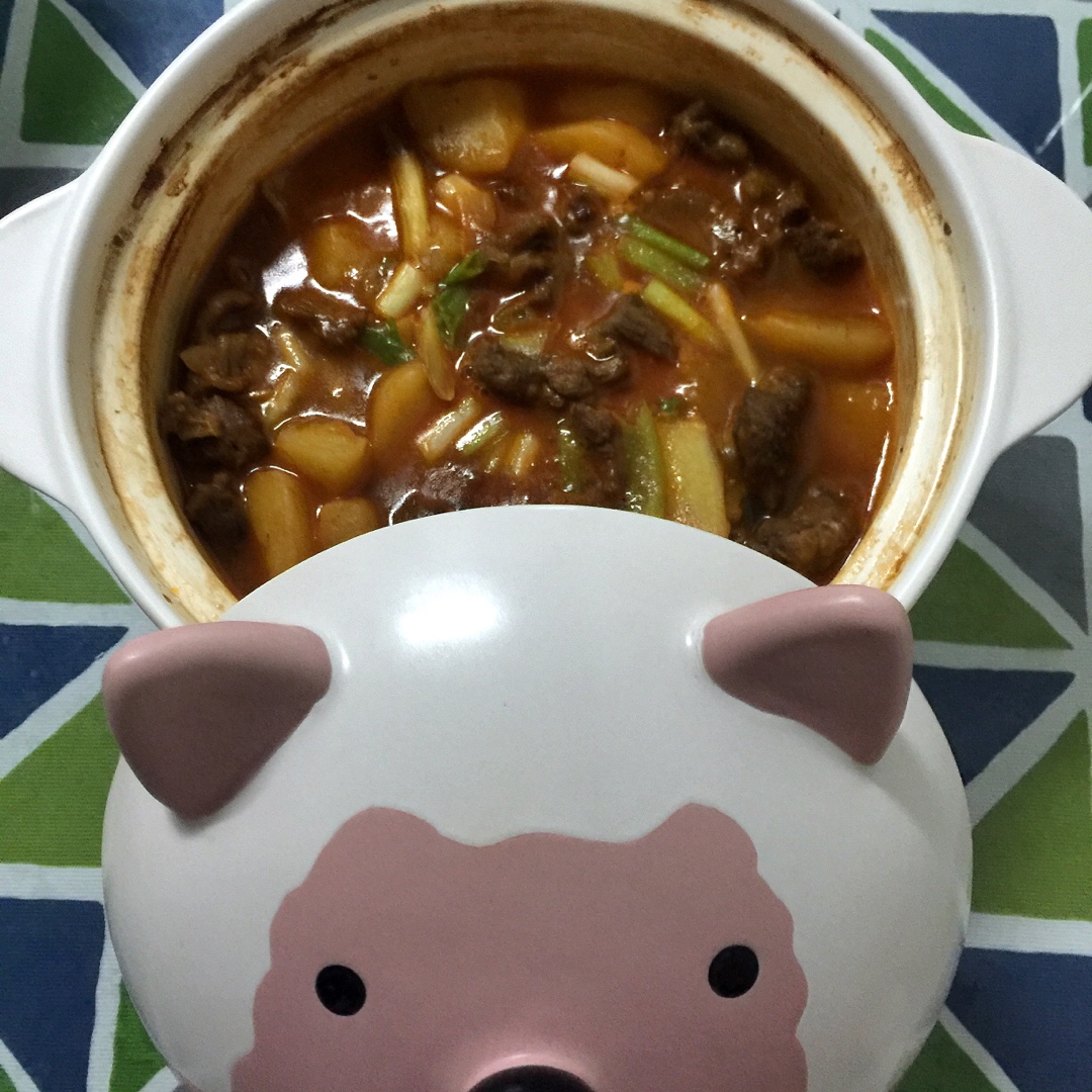 土豆炖牛肉