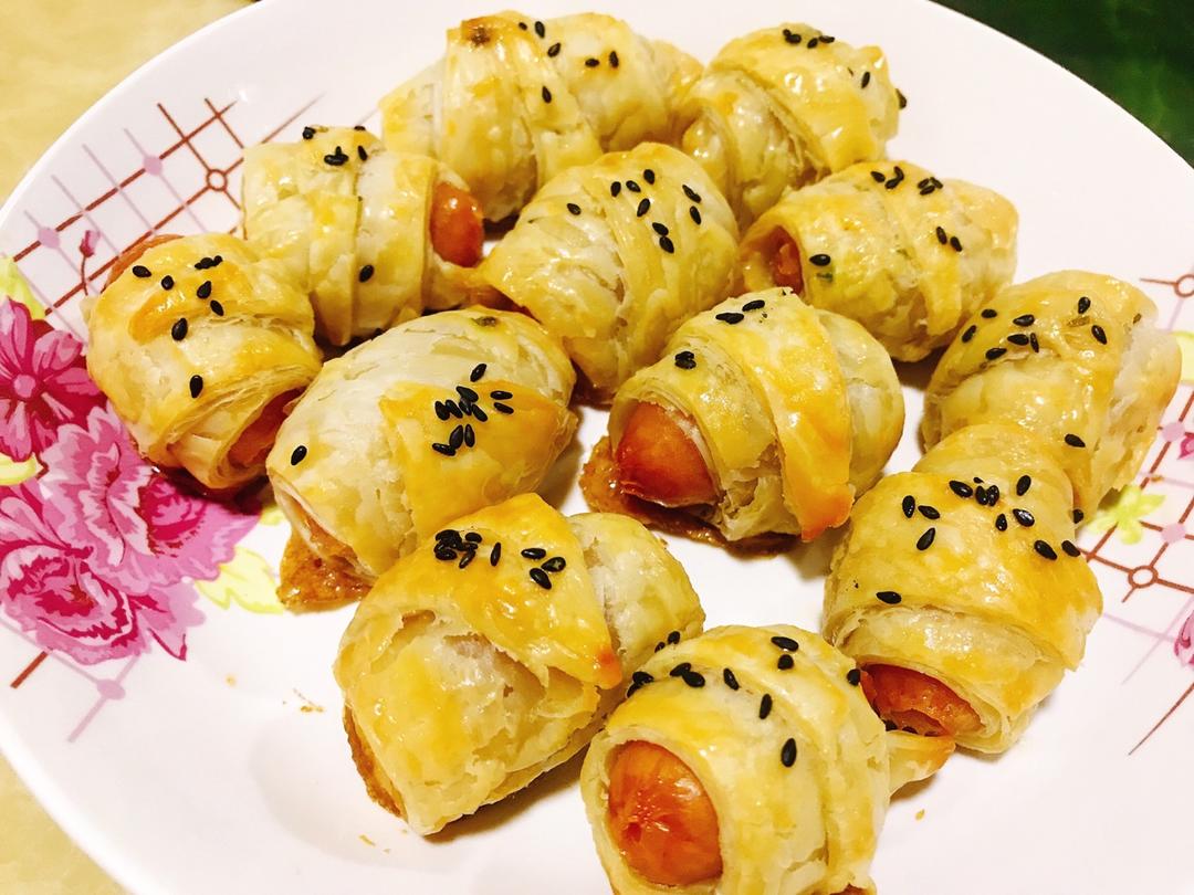 手抓饼热狗