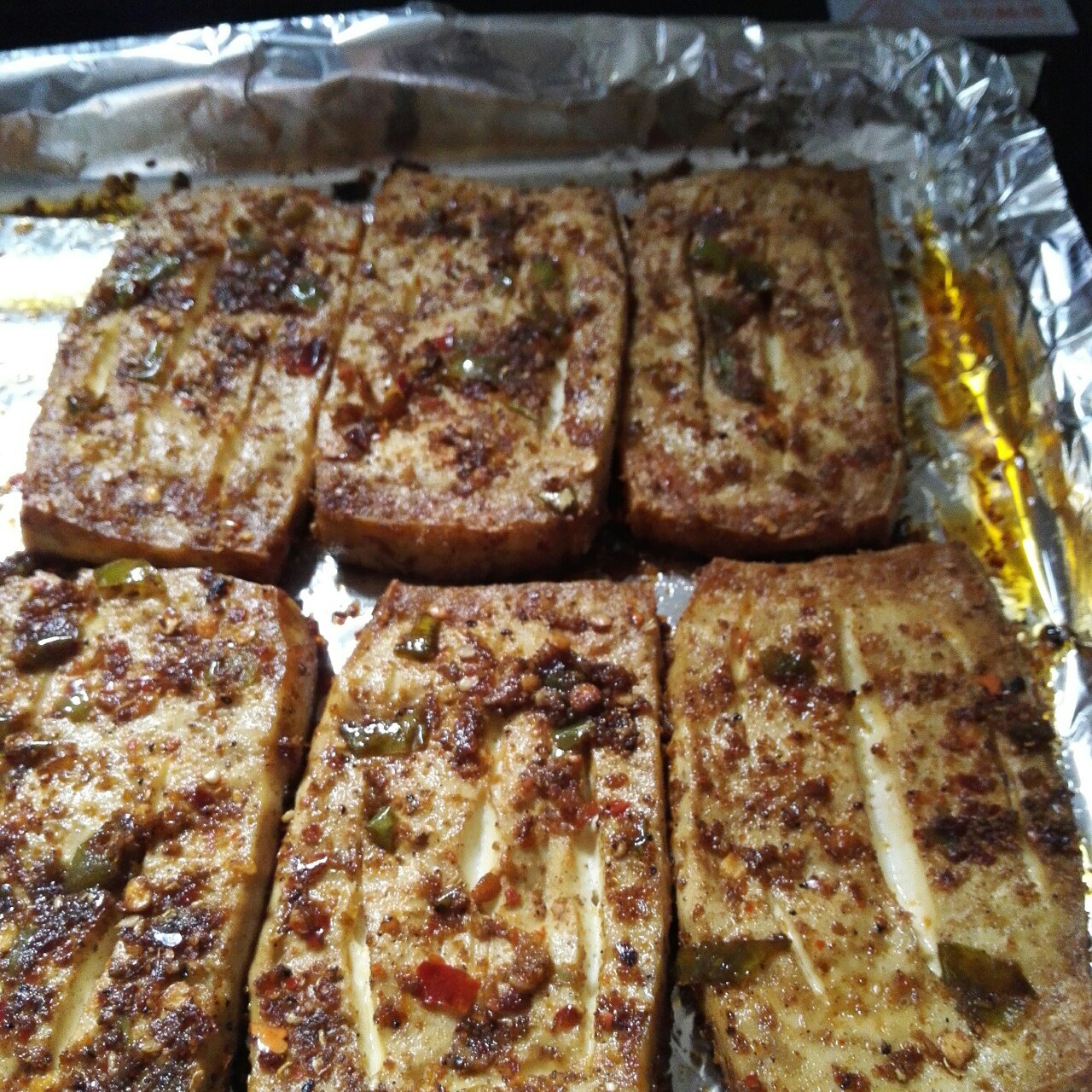 花鸟月夜做的烤豆腐