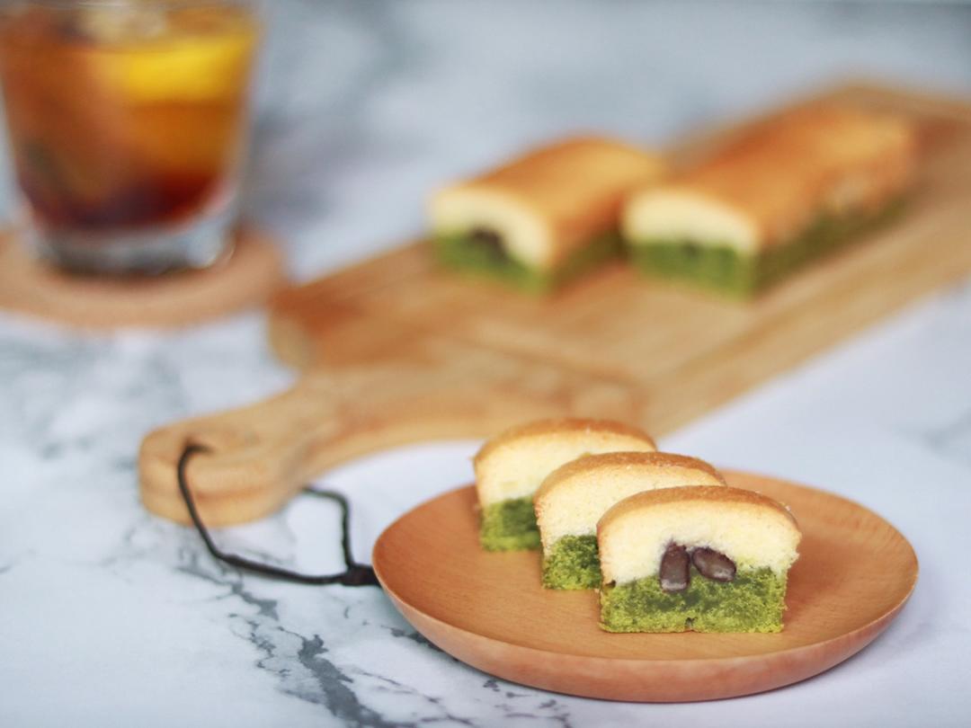 抹茶黑豆之双色磅蛋糕<熊谷裕子>