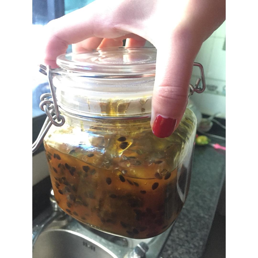 百香果雪梨果酱