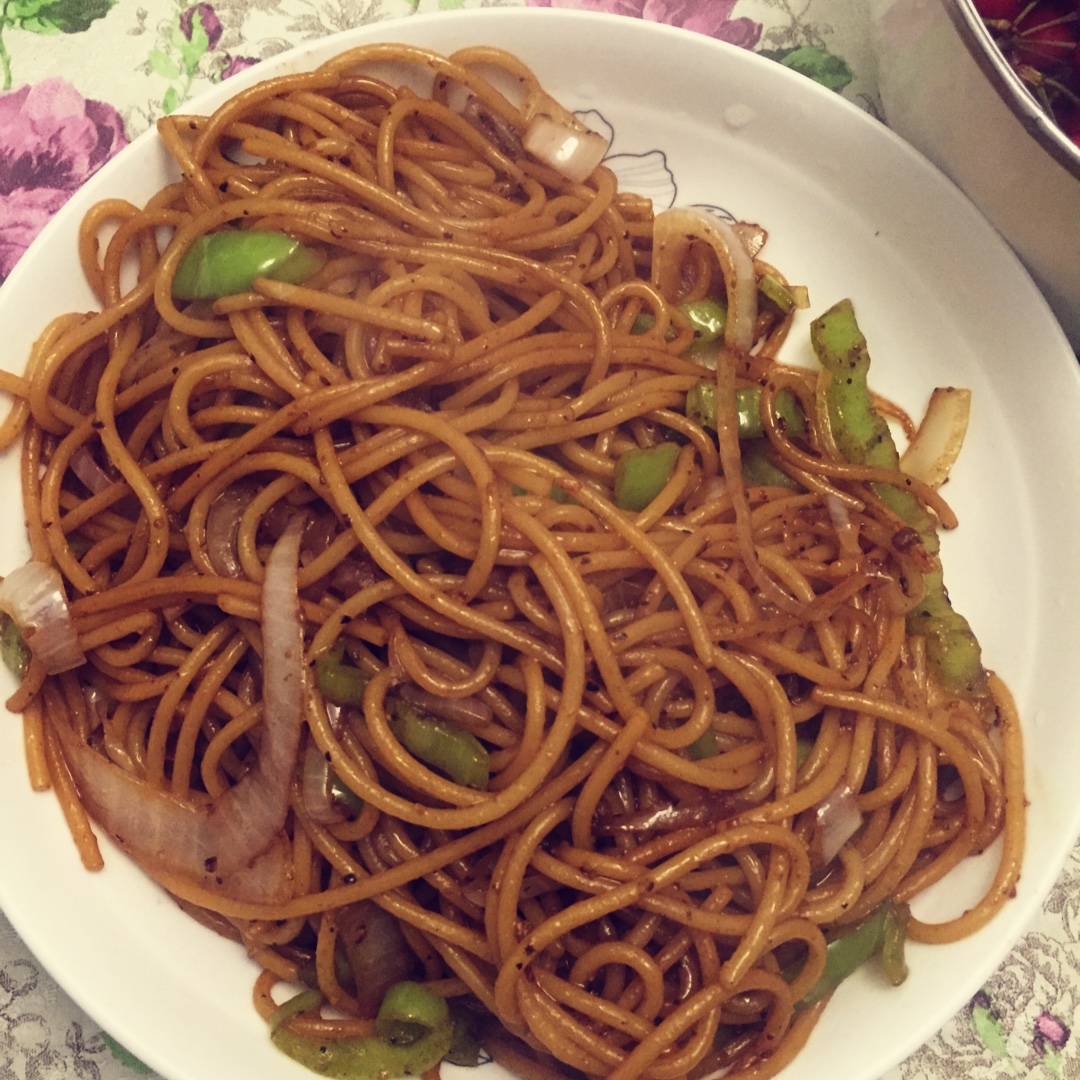 黑椒牛肉意面