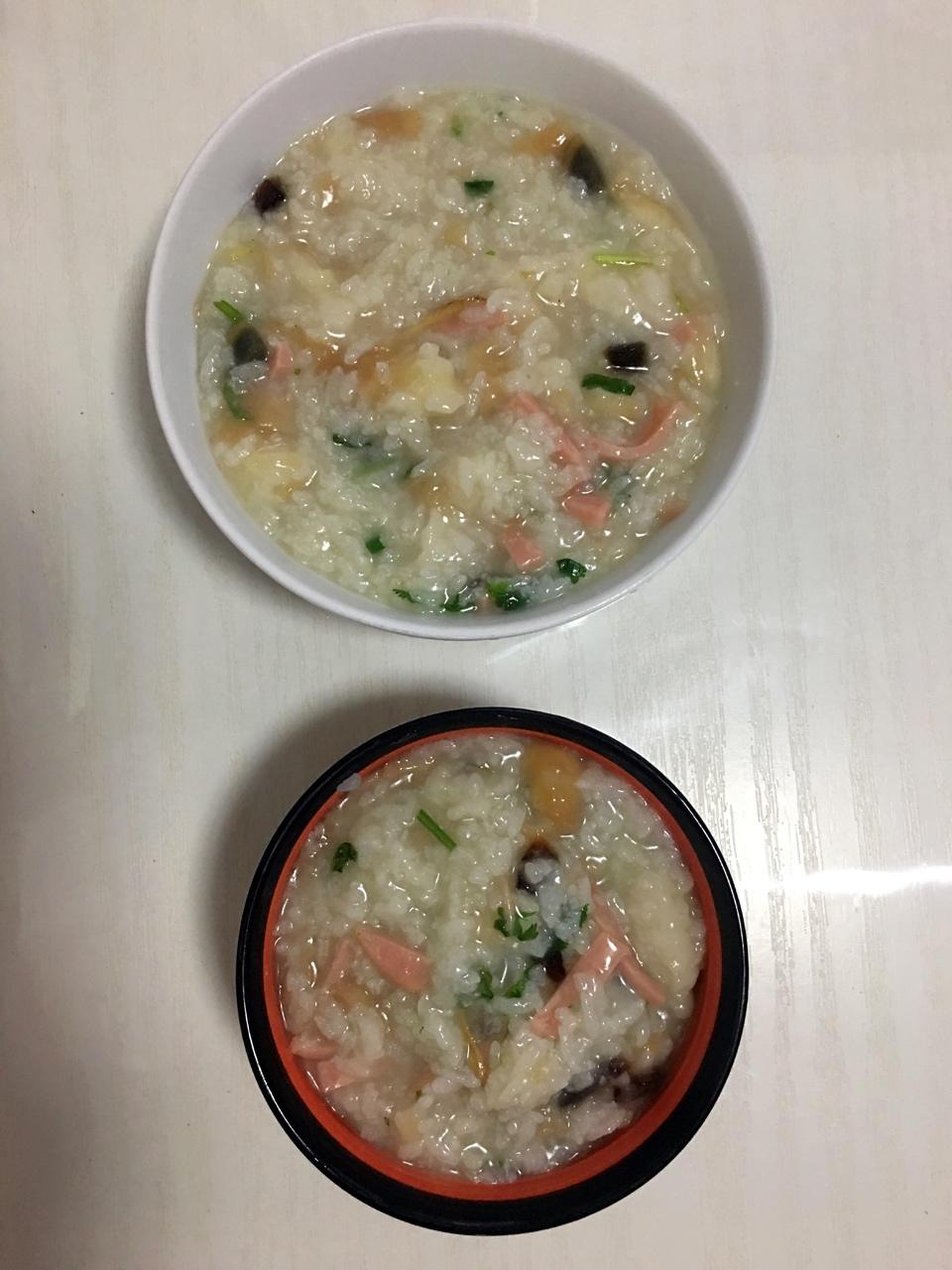 十五分钟快手之香滑皮蛋瘦肉粥(附五分钟电饭煲电压力锅更快捷方法)