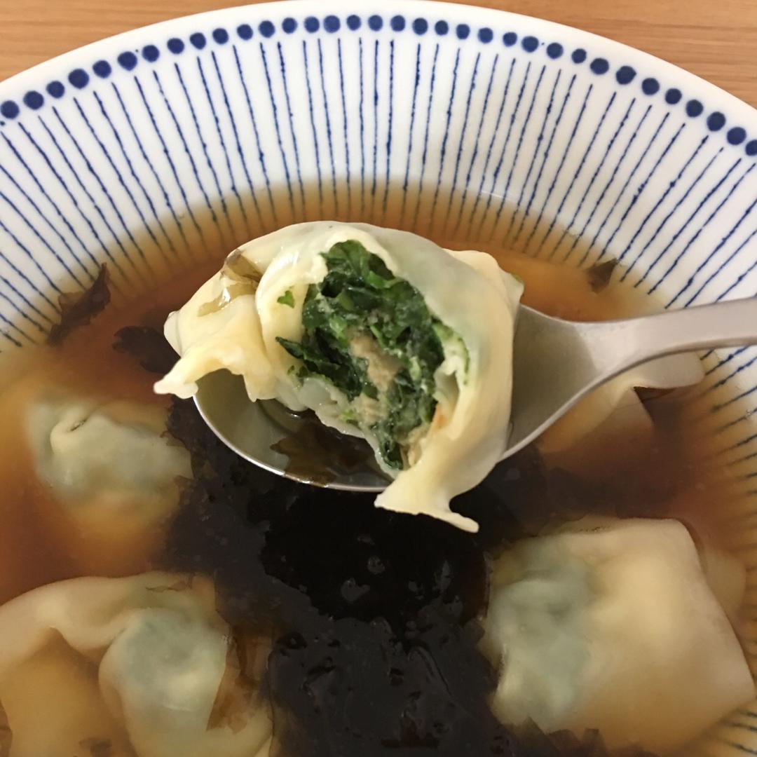 苋菜馄饨的做法
