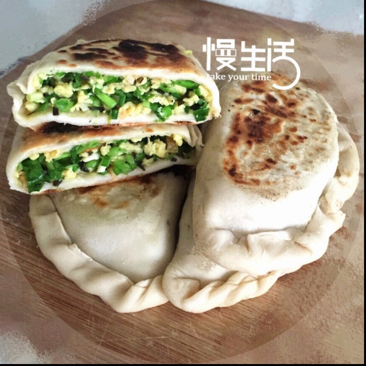 韭菜鸡蛋馅饼
