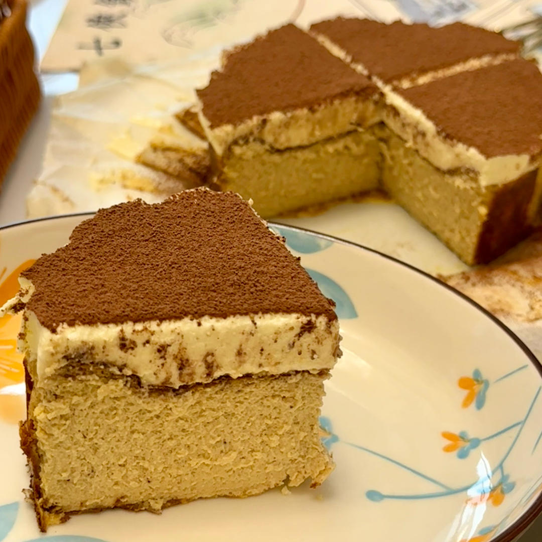🌟零失败香醇丝滑|生椰拿铁巴斯克蛋糕🍰