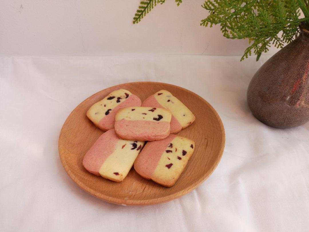 （视频）蔓越莓 撞色饼干
