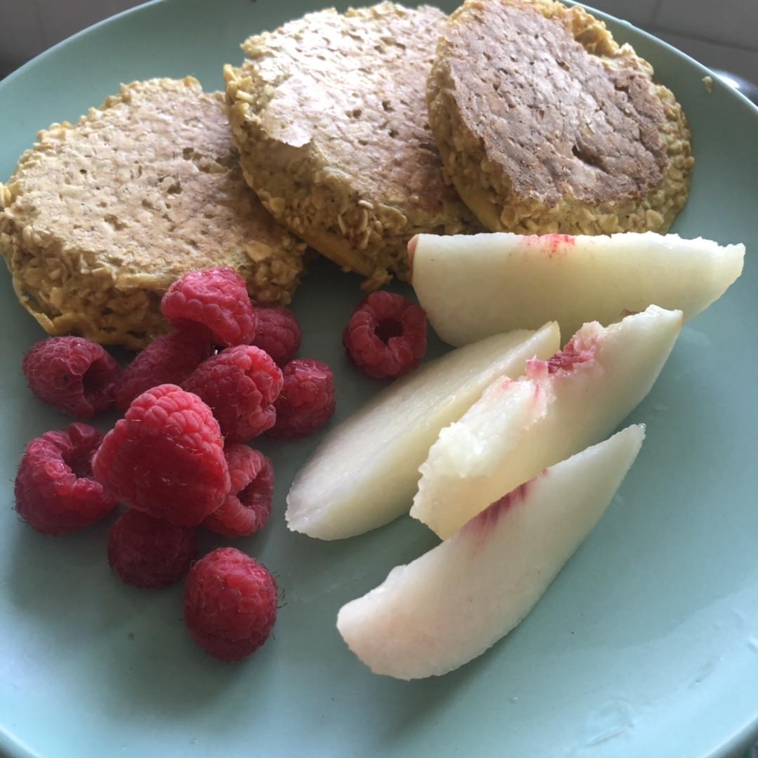 减肥减脂）香蕉燕麦饼的做法