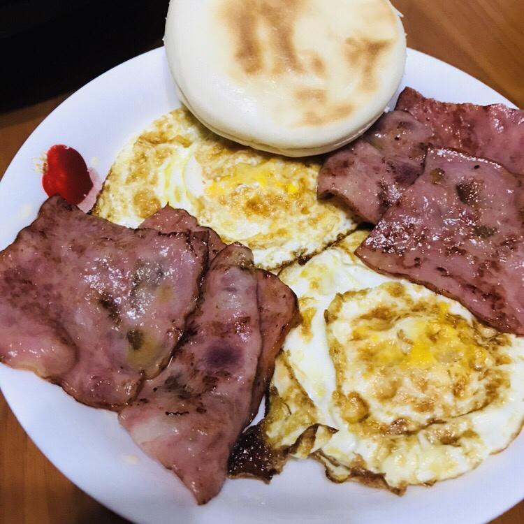 培根煎蛋夹馍（中西合璧）的做法