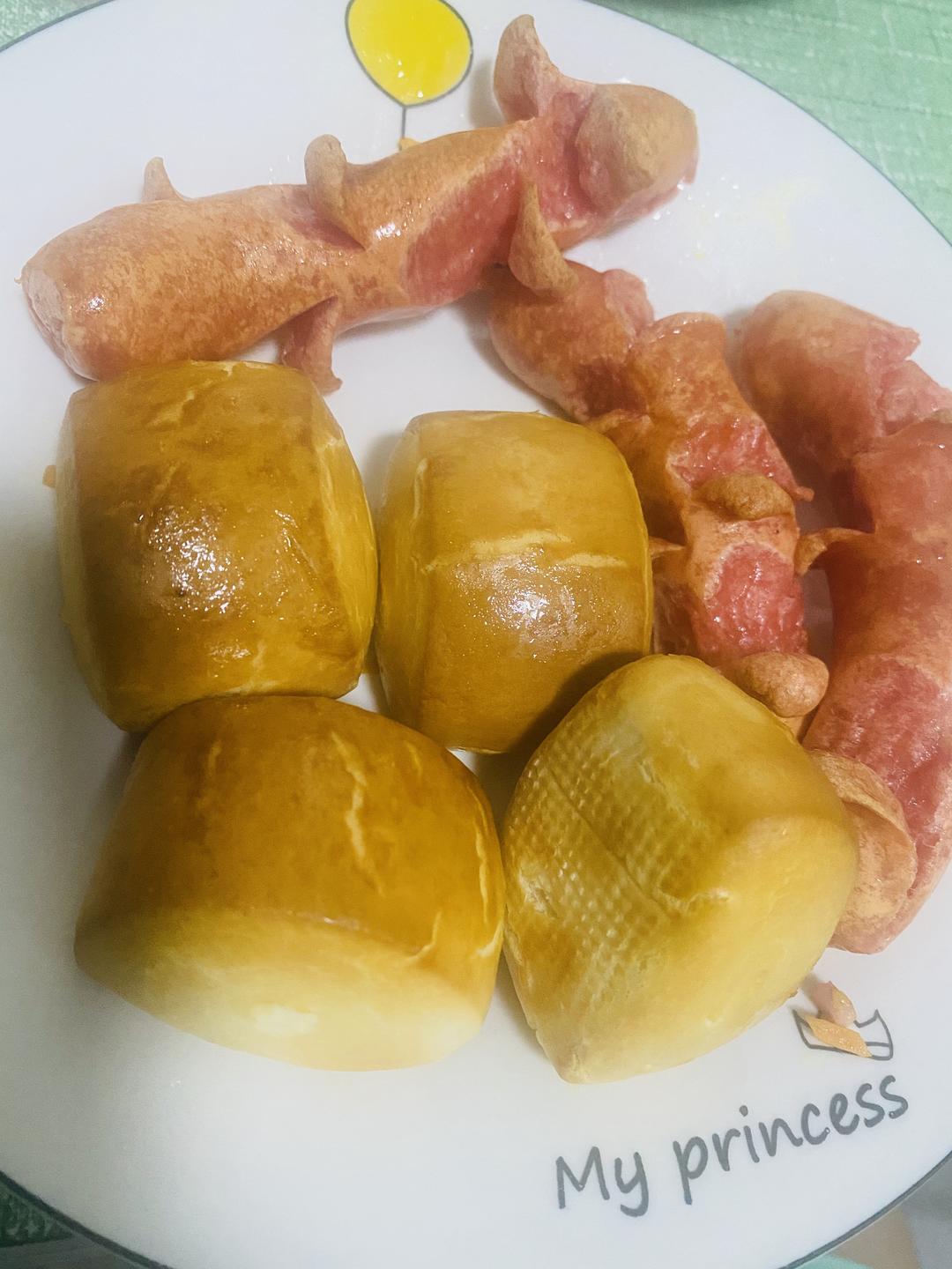 早餐——热狗、馒头的做法