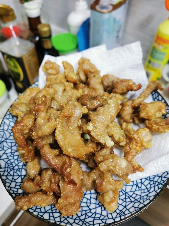 仿海底捞现炸小酥肉（滑肉汤做法更简单）