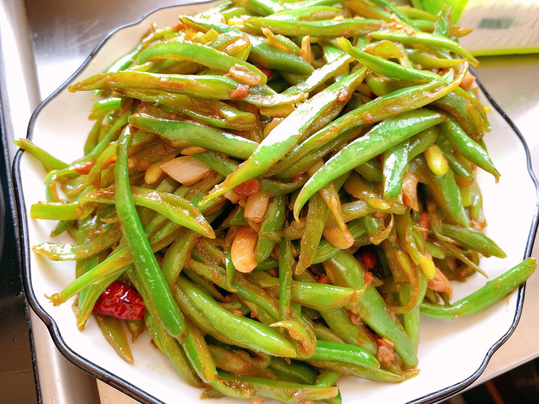酱爆豆角丝|马克西姆不粘锅