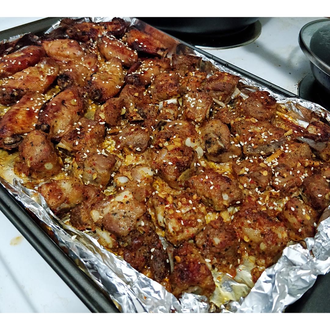 香到骨头里的蒜香排骨（烤箱）