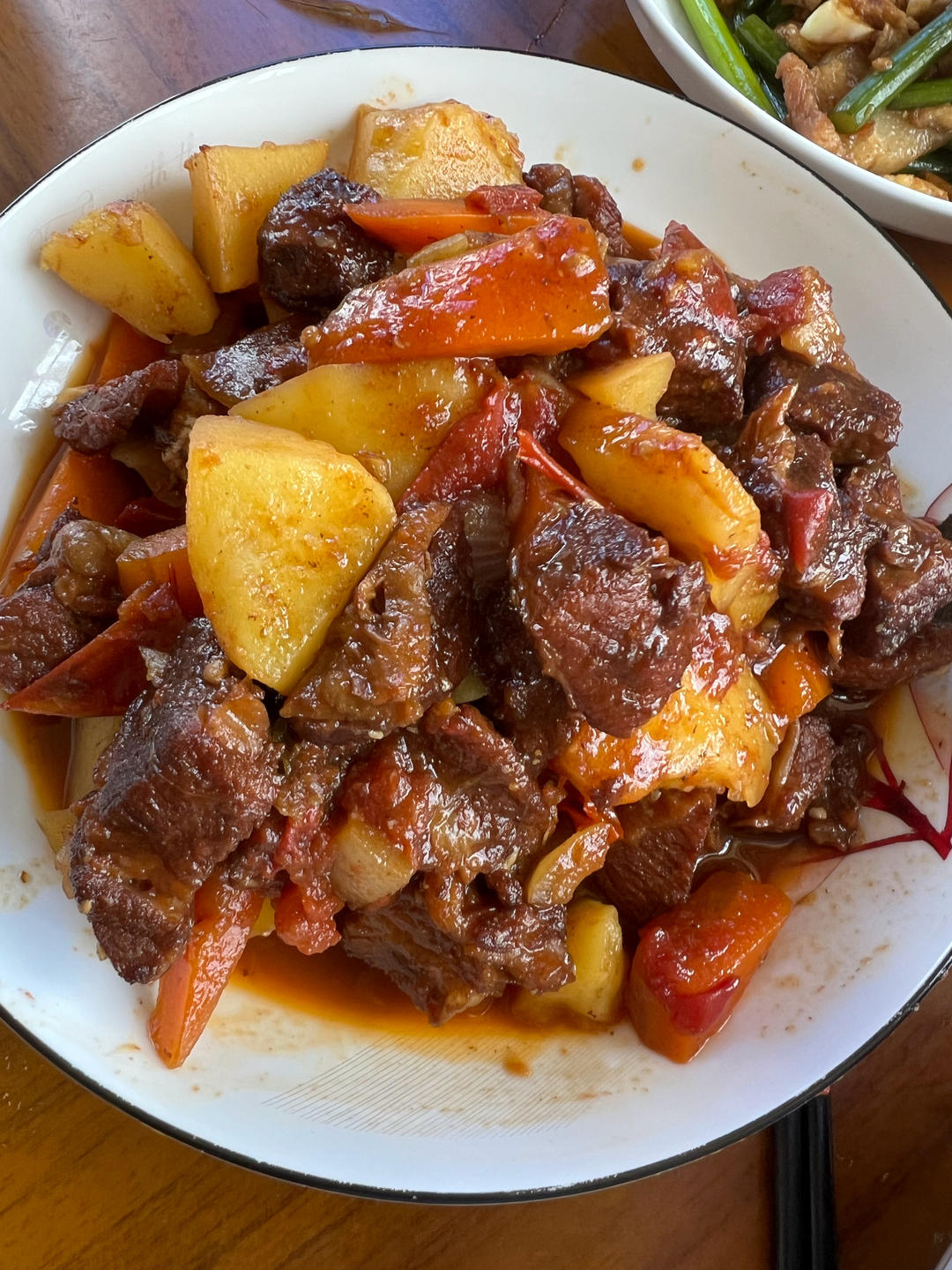 番茄土豆炖牛腩