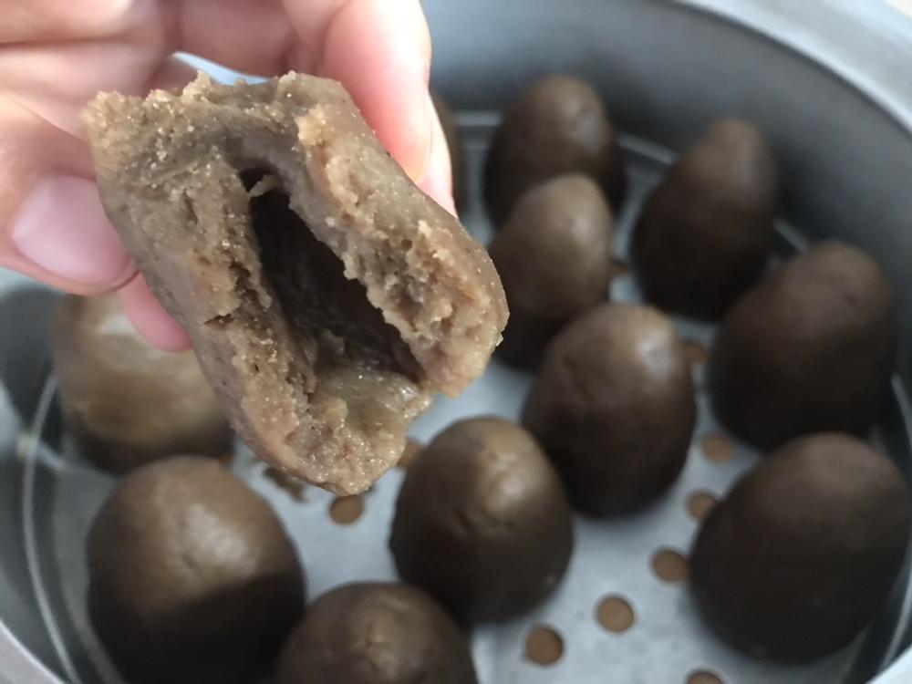 純紅薯面窩窩頭(簡單易做小時候的味道)的做法 步驟5