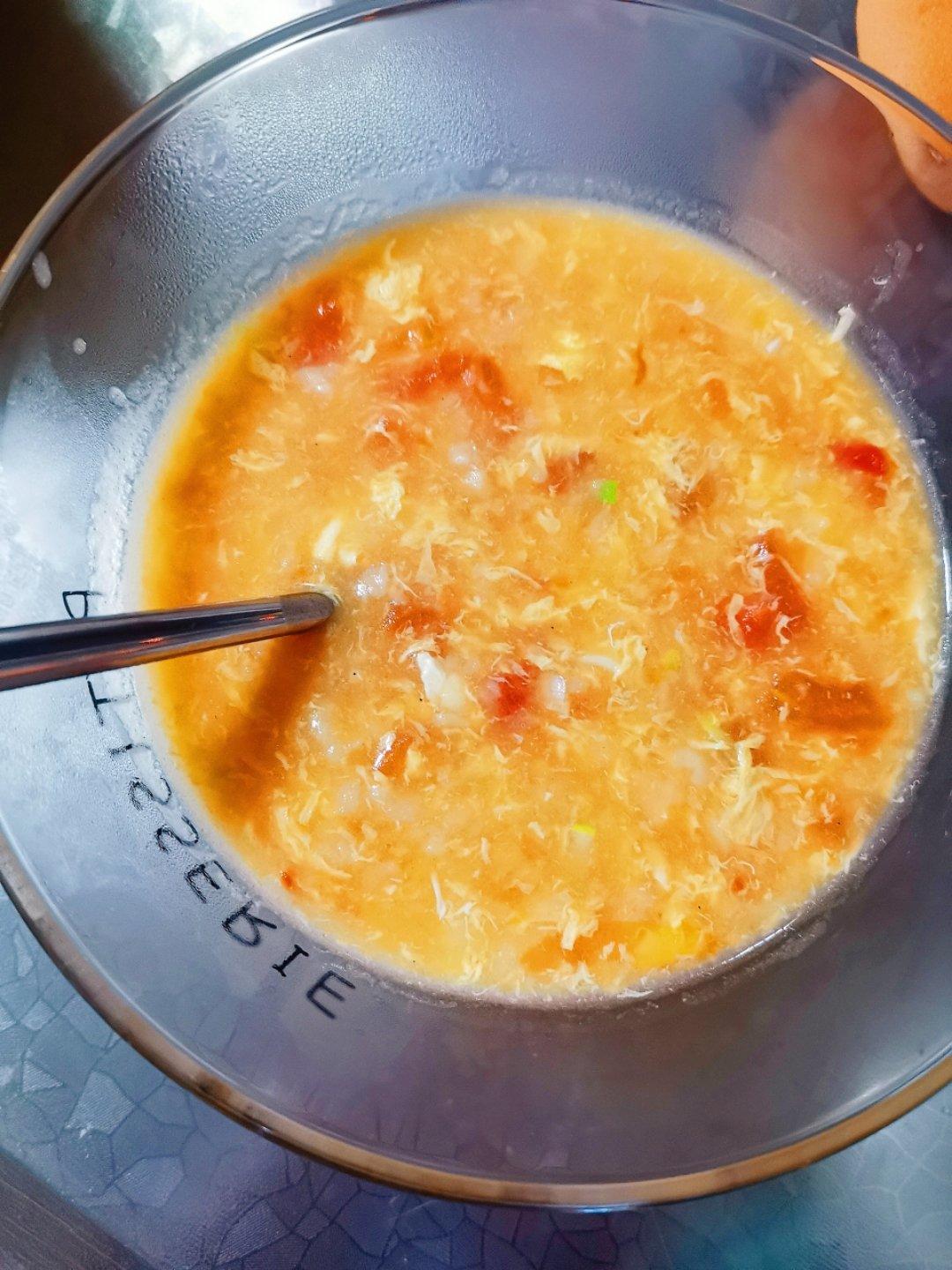 简单早餐-疙瘩汤