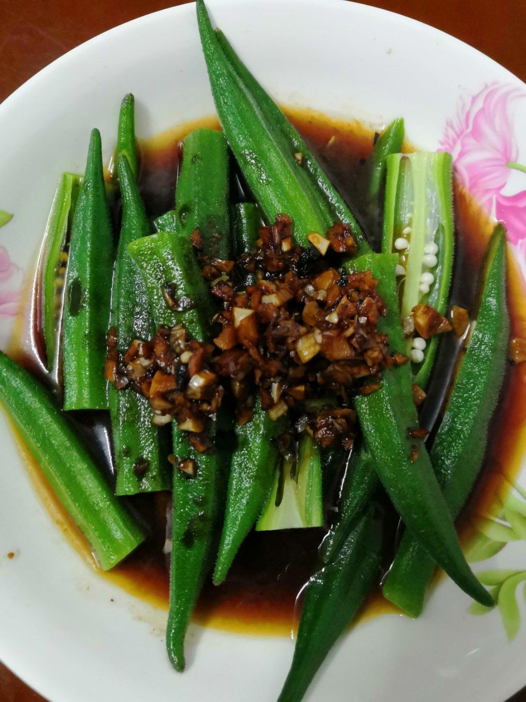 蒜蓉秋葵