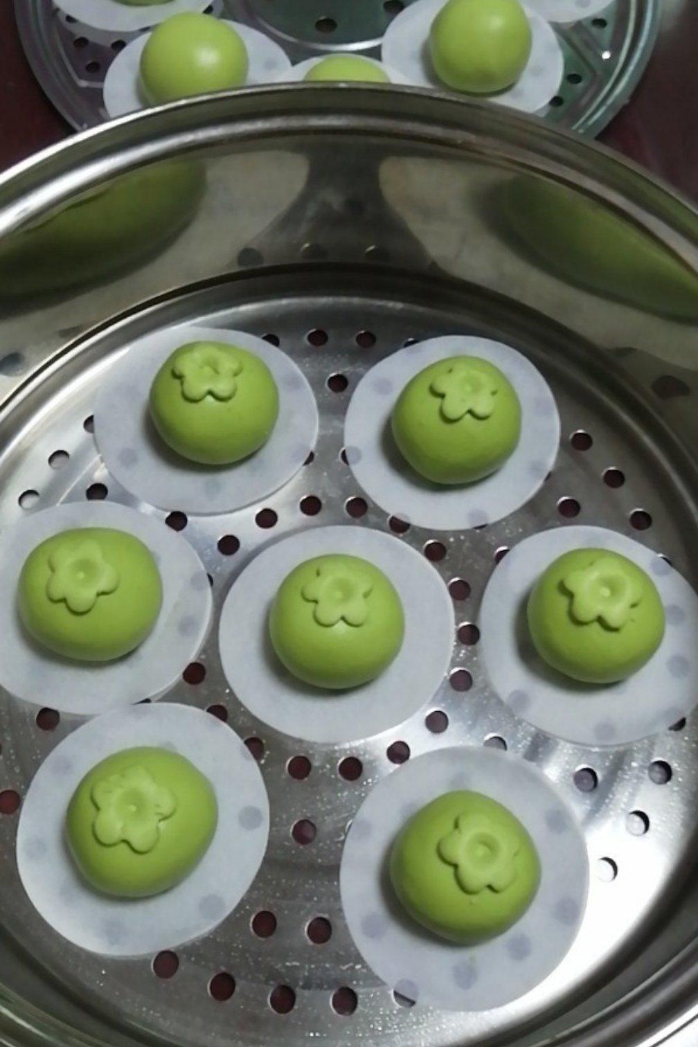 风中百合-98做的奔跑吧-糯米团.青团.粢毛团.多色团子