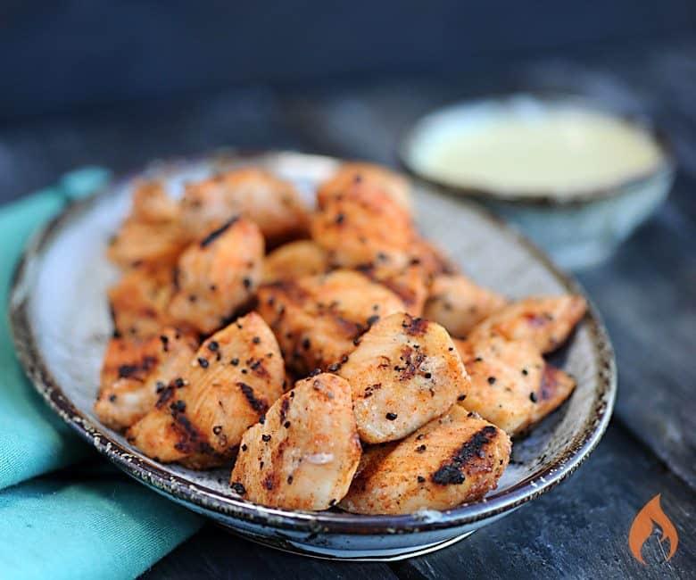 Homemade chic-fila grilled  nuggets的做法