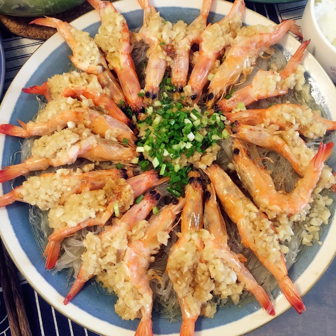 蒜蓉粉丝蒸虾