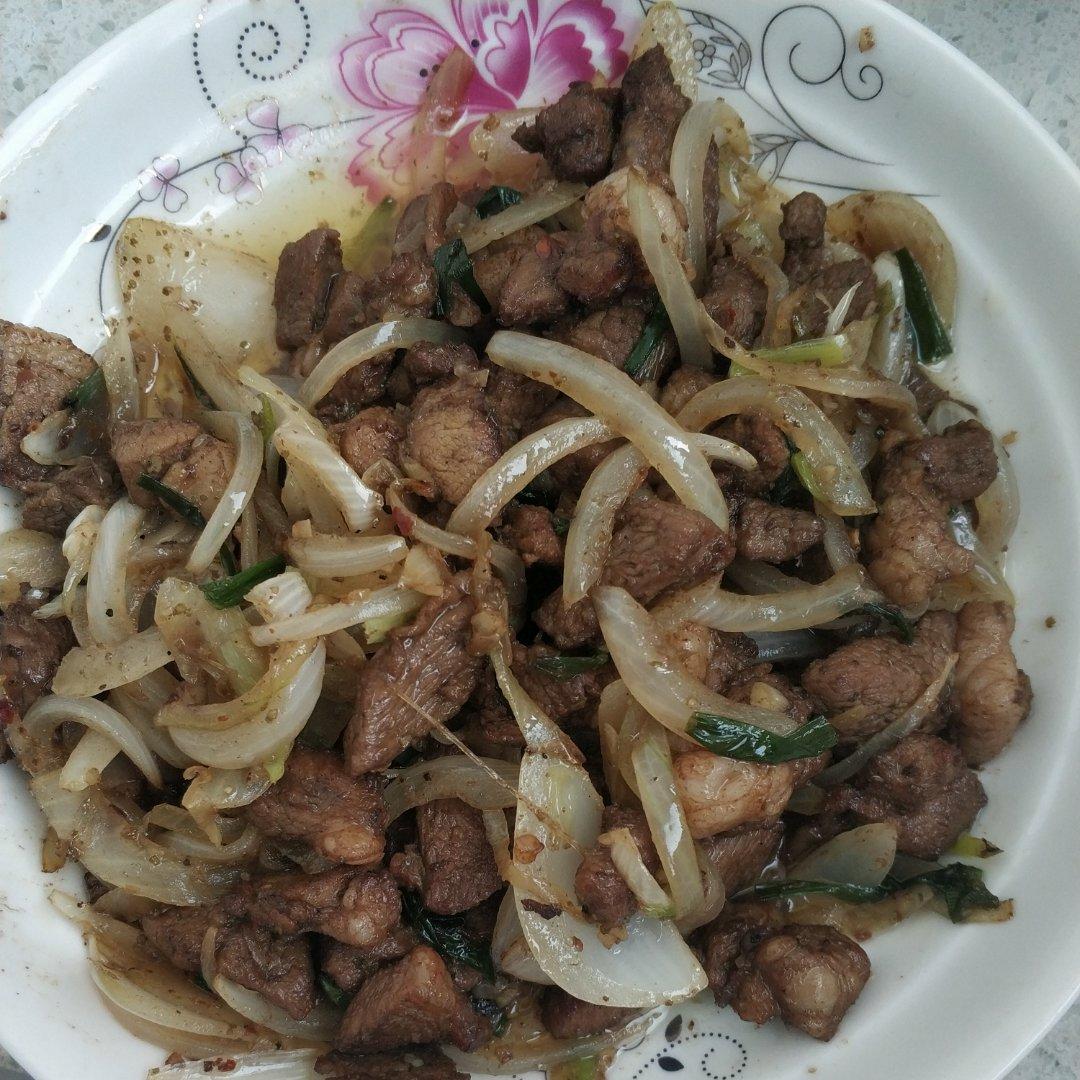 孜然羊肉粒
