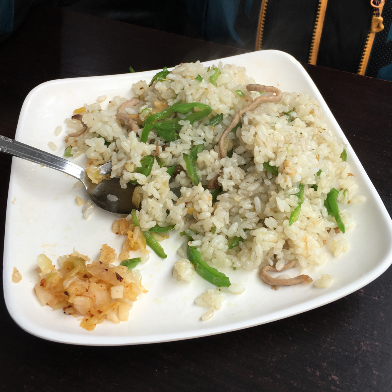 青椒肉丝炒饭