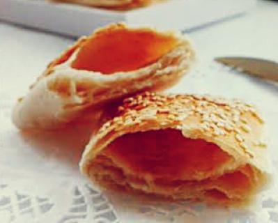芝麻糖空心酥饼（色拉油，大包酥）的做法