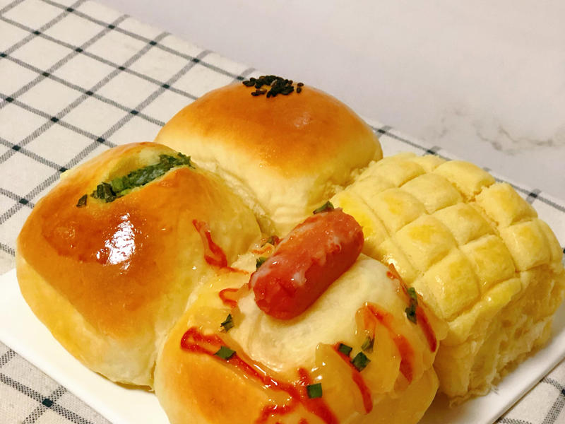 纯奶手撕吐司的做法 步骤1