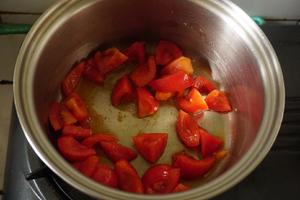 泡菜年糕汤--掐表亲测快手早餐的做法 步骤2