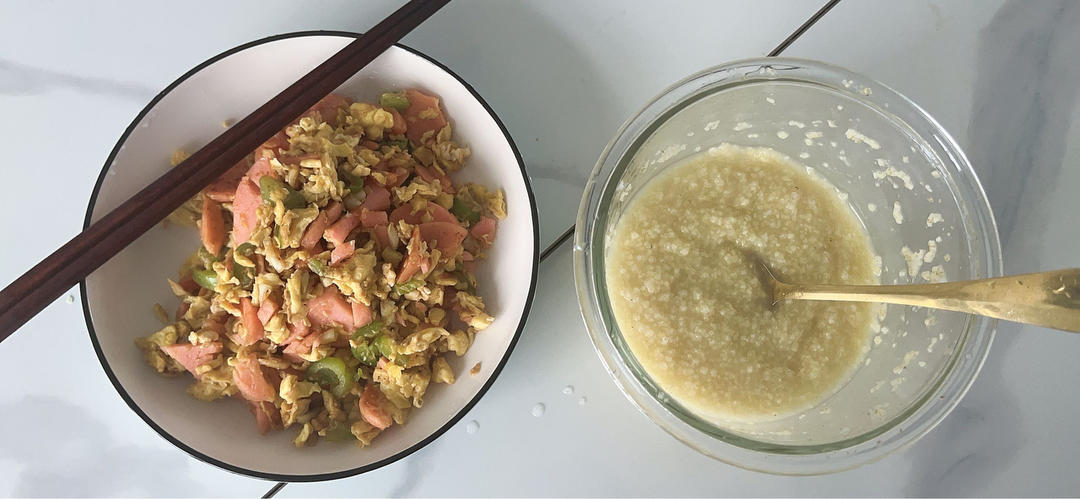 青椒火腿炒鸡蛋