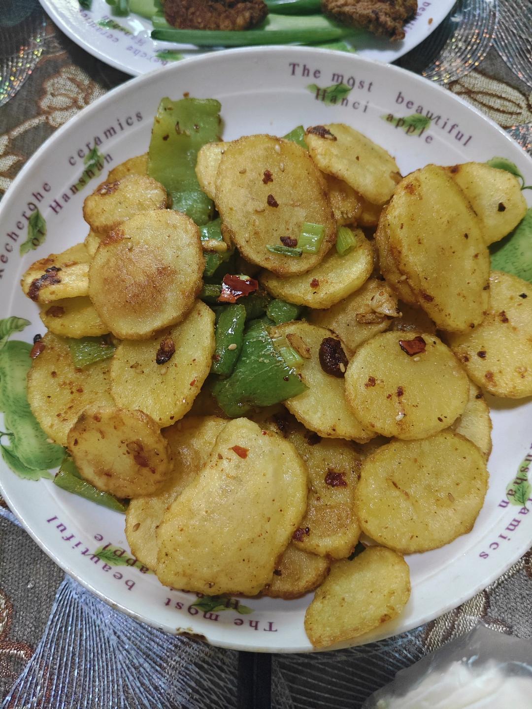干锅土豆片