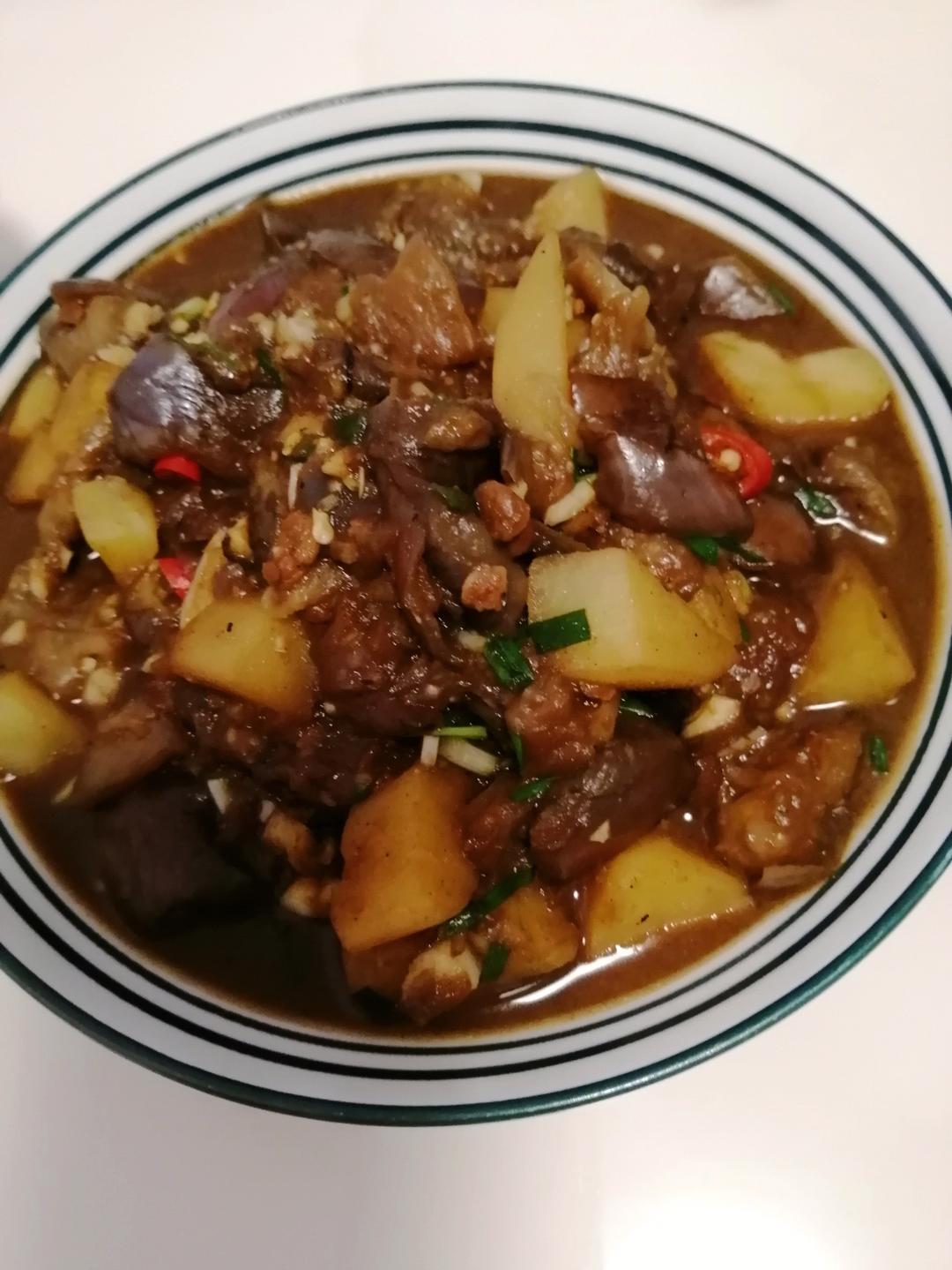 黯然销魂之 东北土豆炖茄子