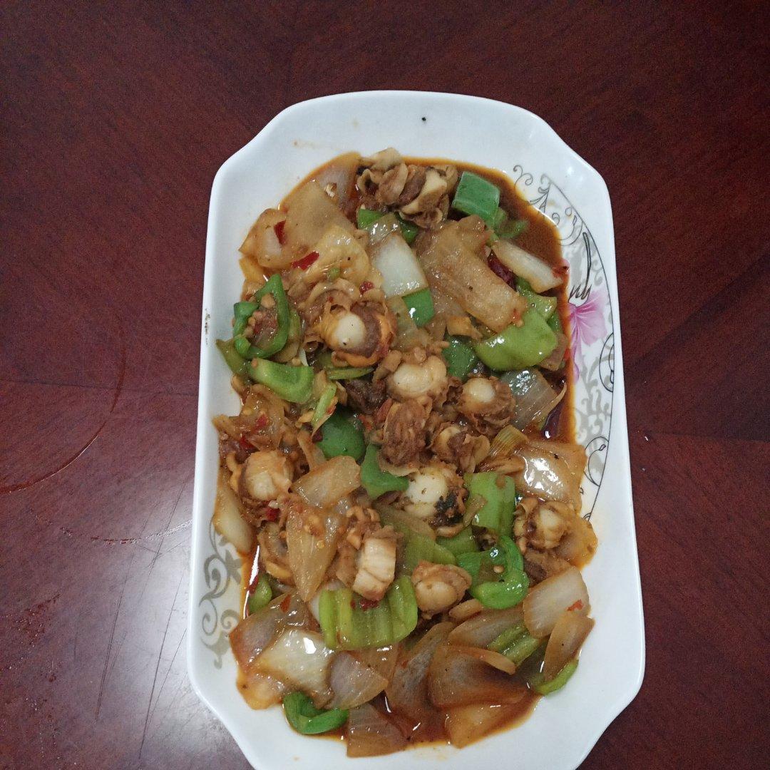 家常小炒扇贝肉