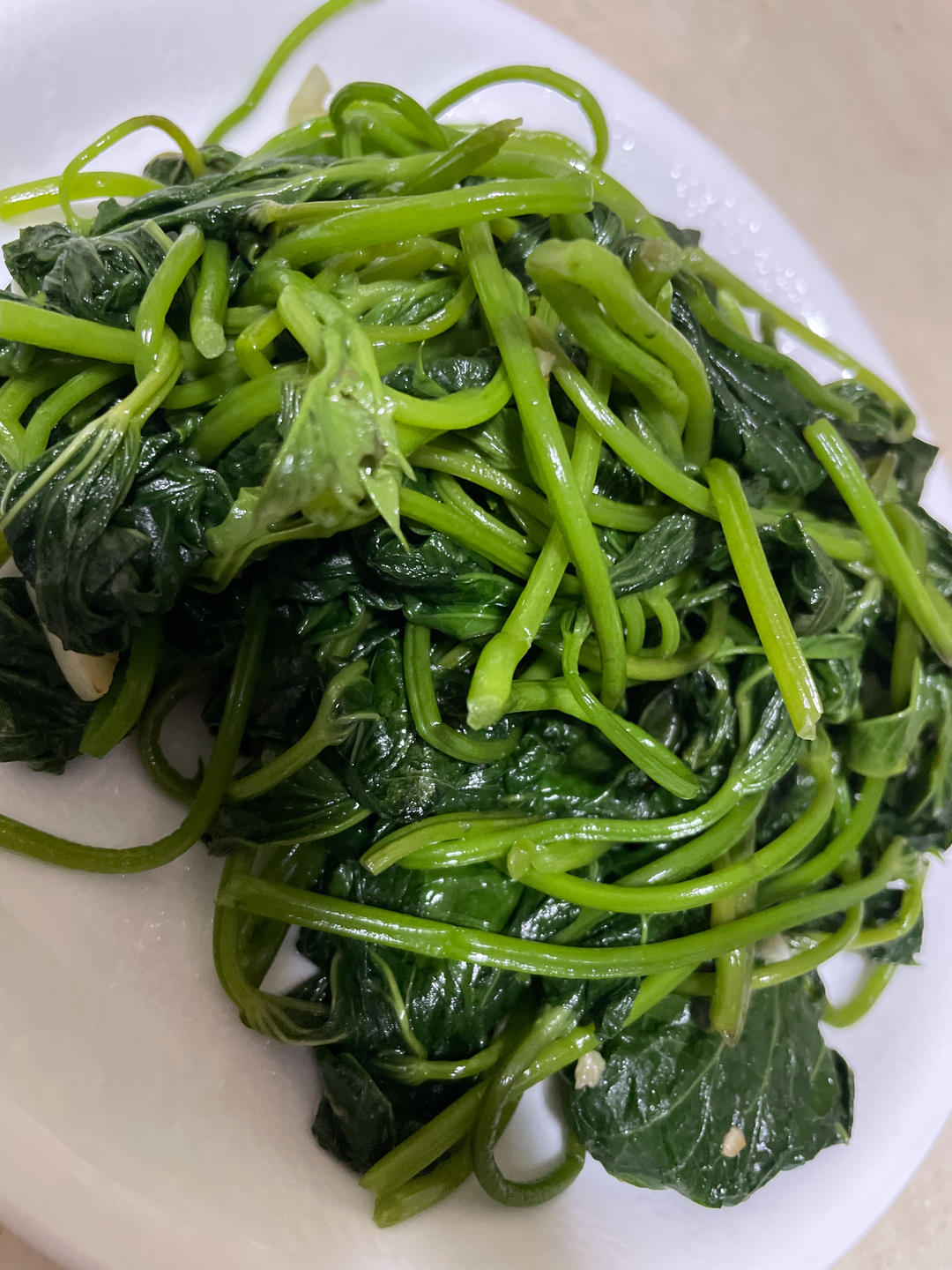 💥蒜蓉炒红薯叶
