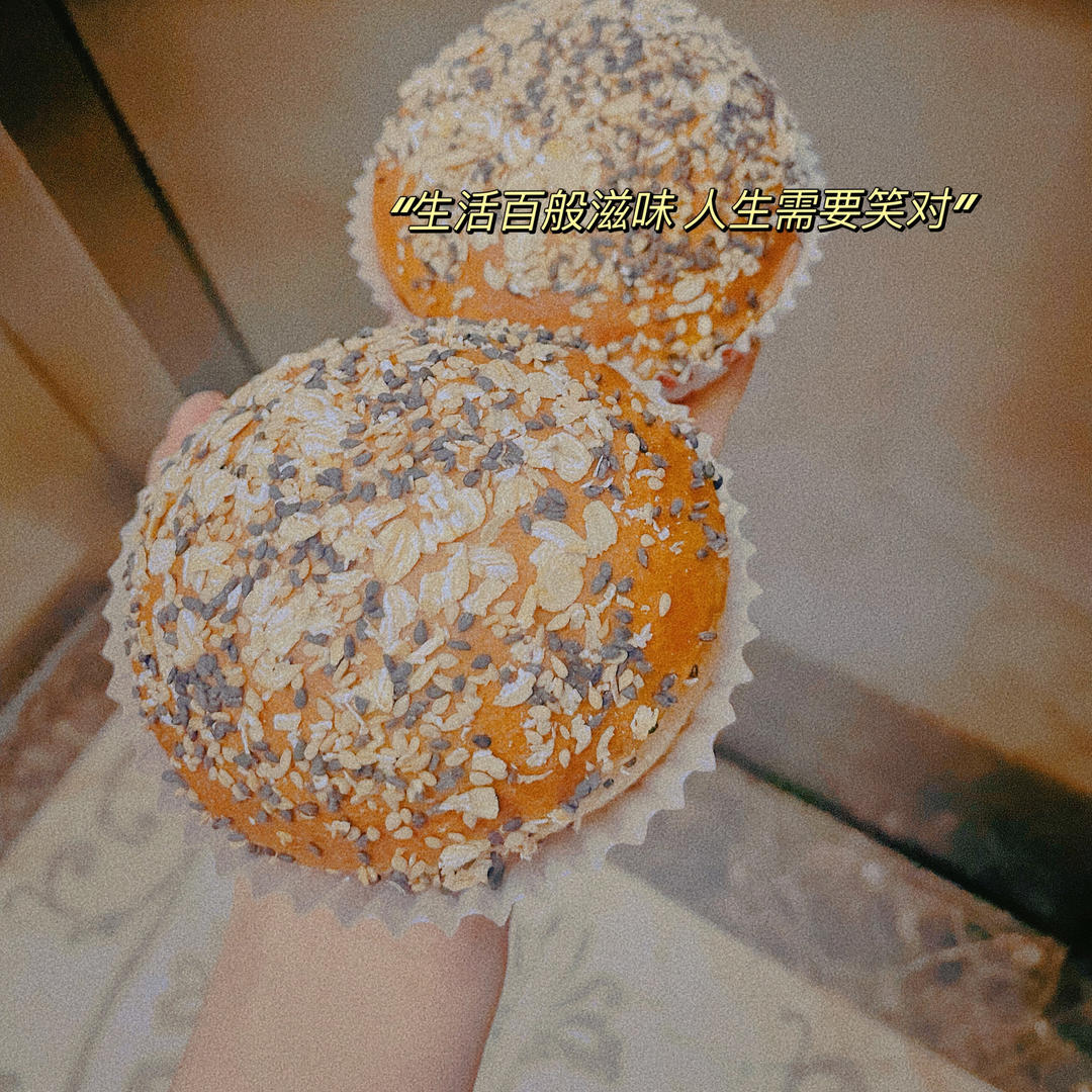 🍔低卡全麦汉堡胚｜低糖低油｜超柔软｜一次发酵｜省时省力