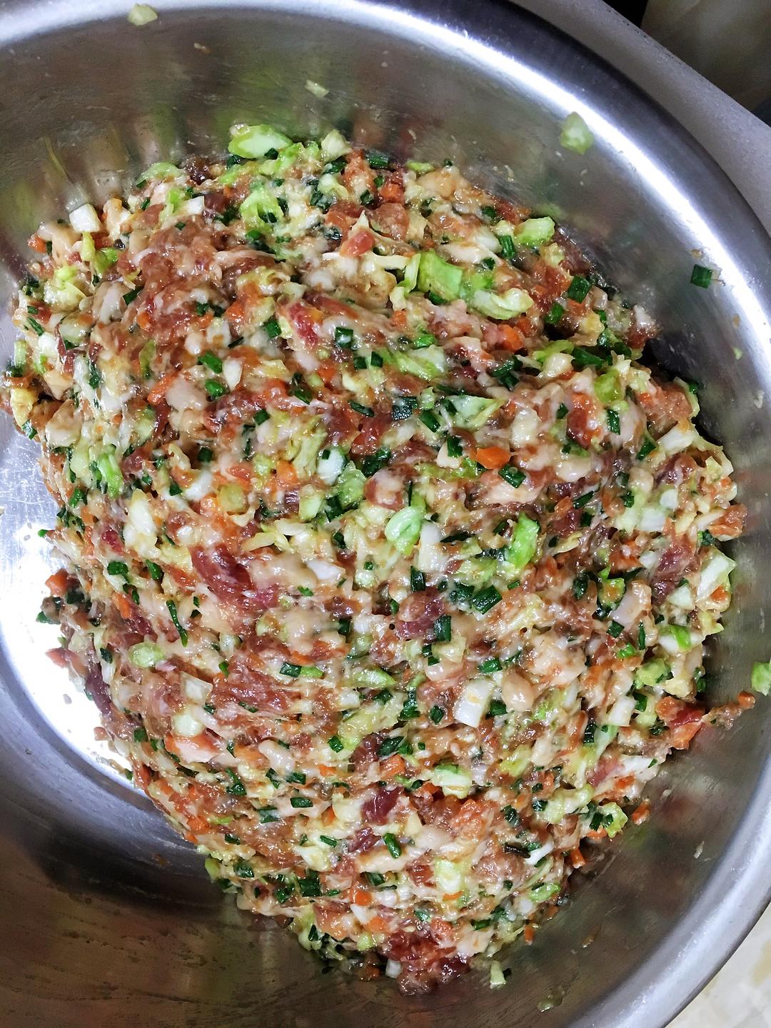 包菜饺子馅（简单又好吃）的做法