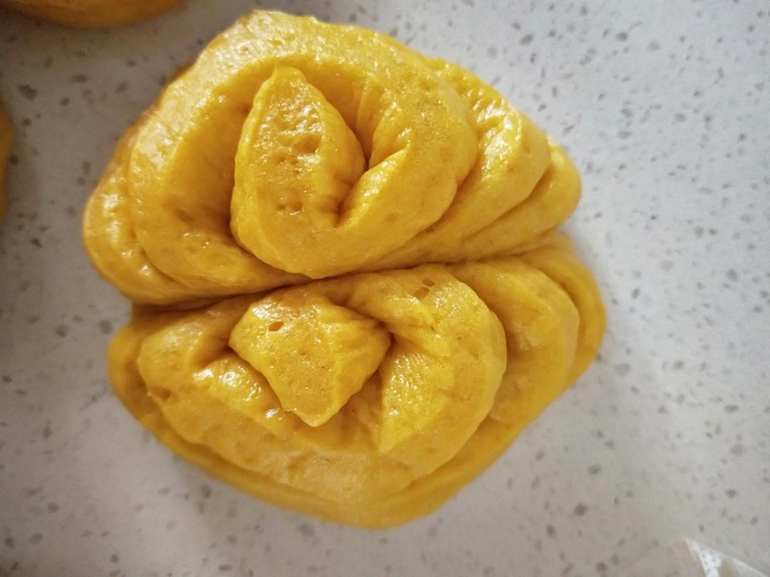 南瓜花卷馒头