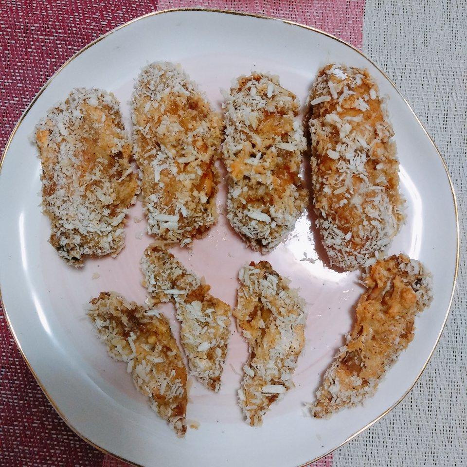 面包糠烤鸡翅
