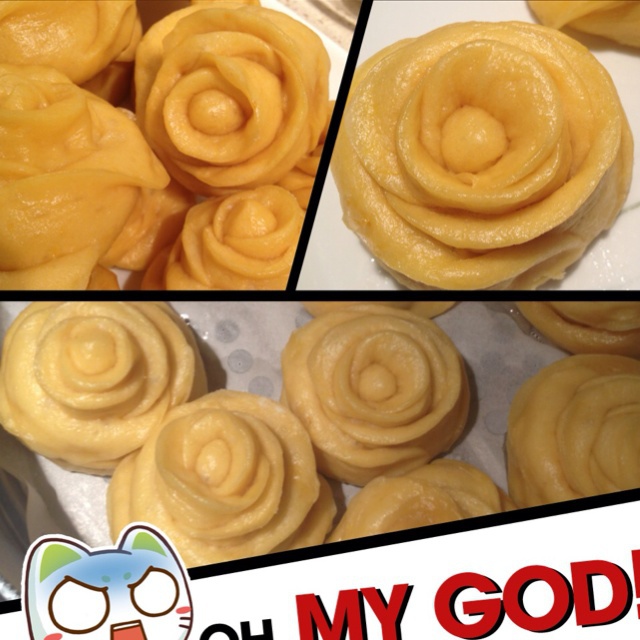 黄玫瑰馒头