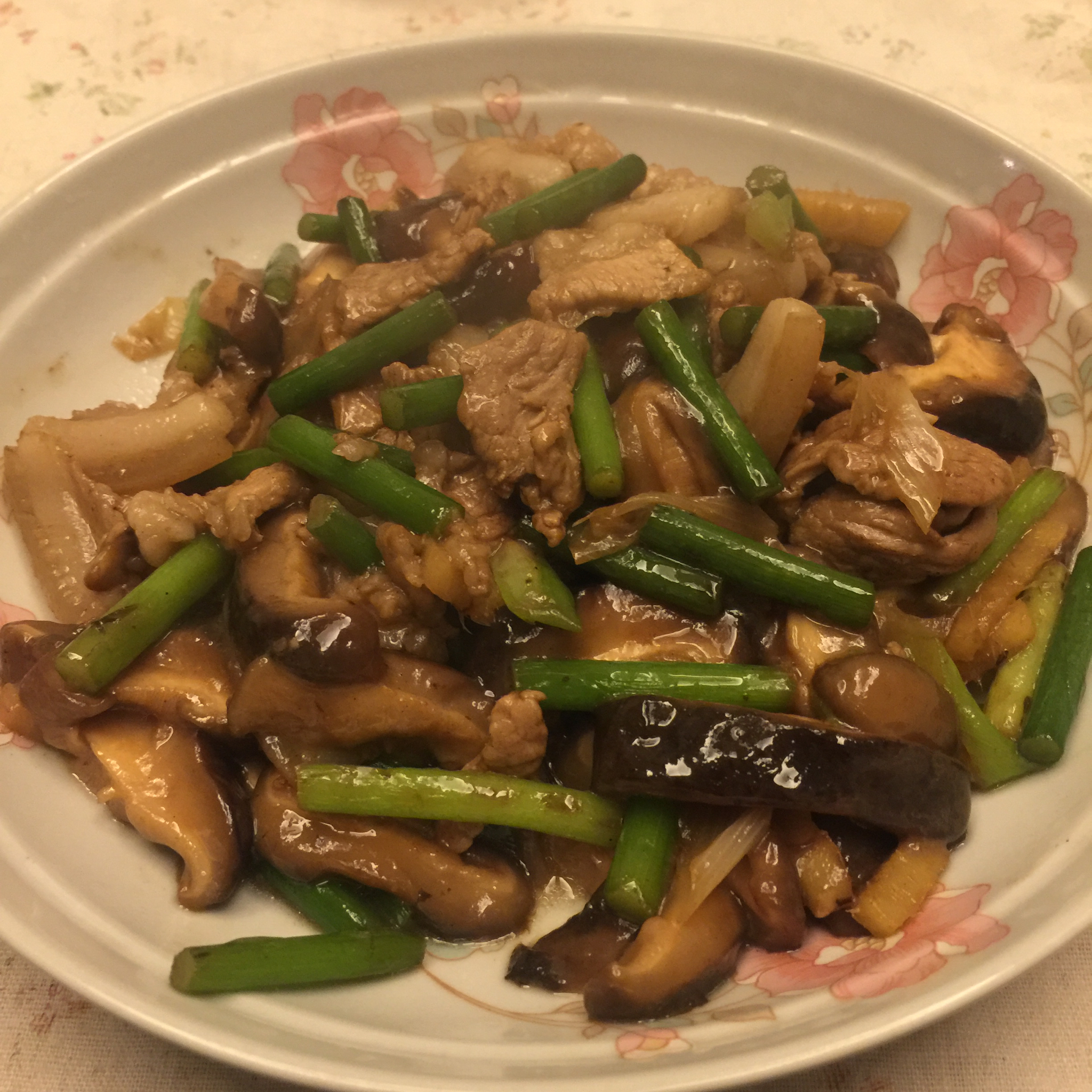 香菇肉片