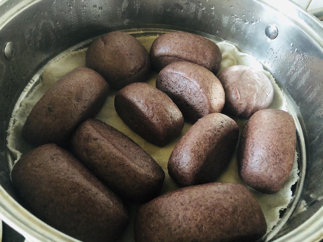 无糖版黑麦粉馒头