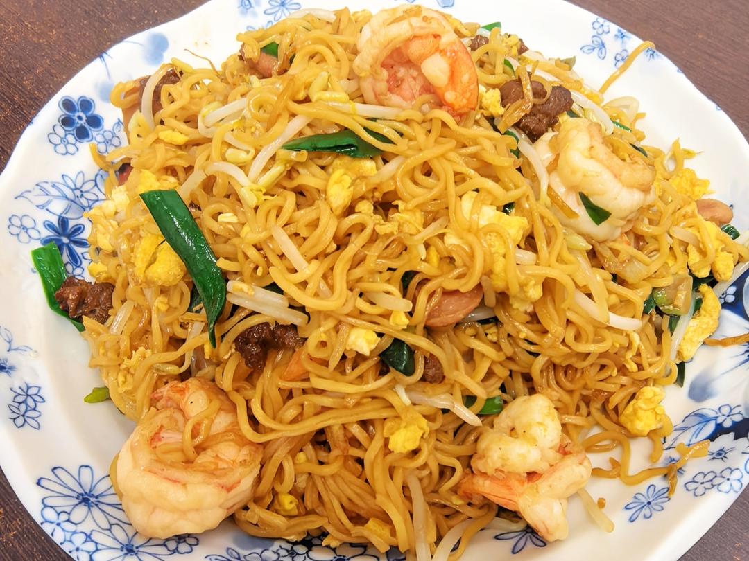 超级好吃的炒方便面