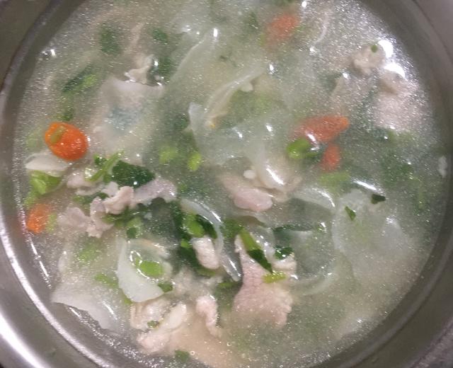 淮山枸杞西洋菜肉片营养汤