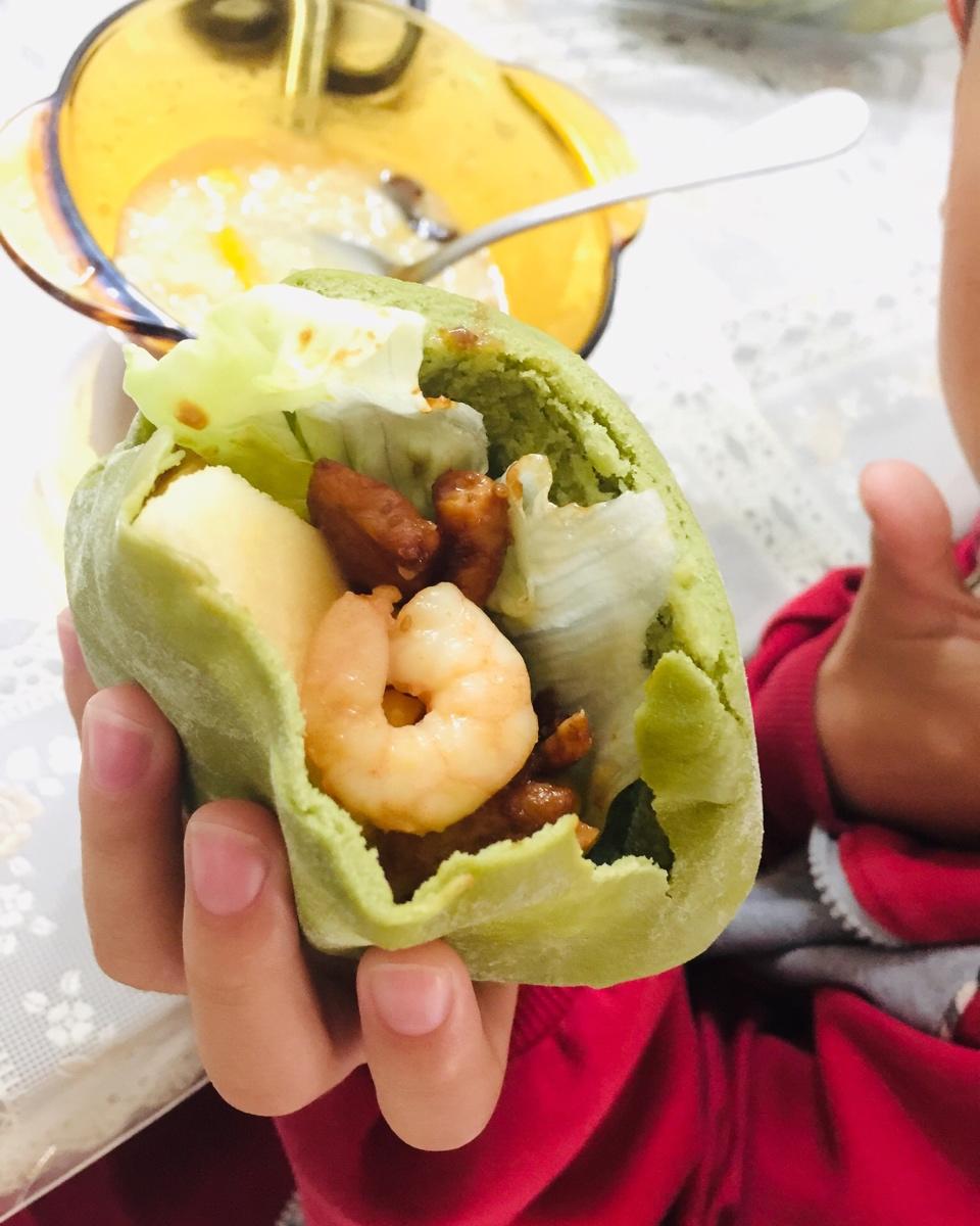 菠菜口袋饼