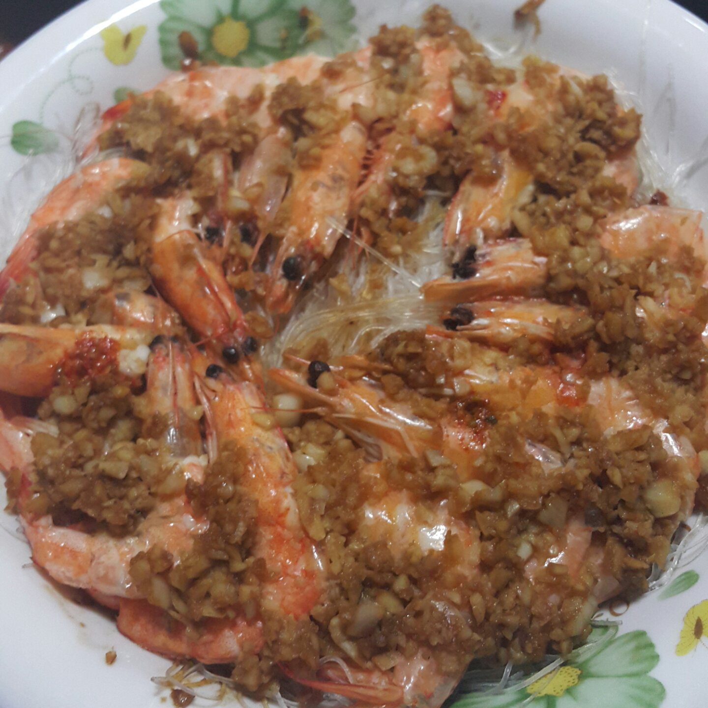 蒜蓉粉丝蒸虾