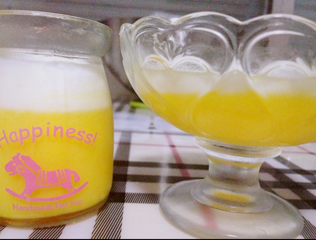 芒果布丁酸奶