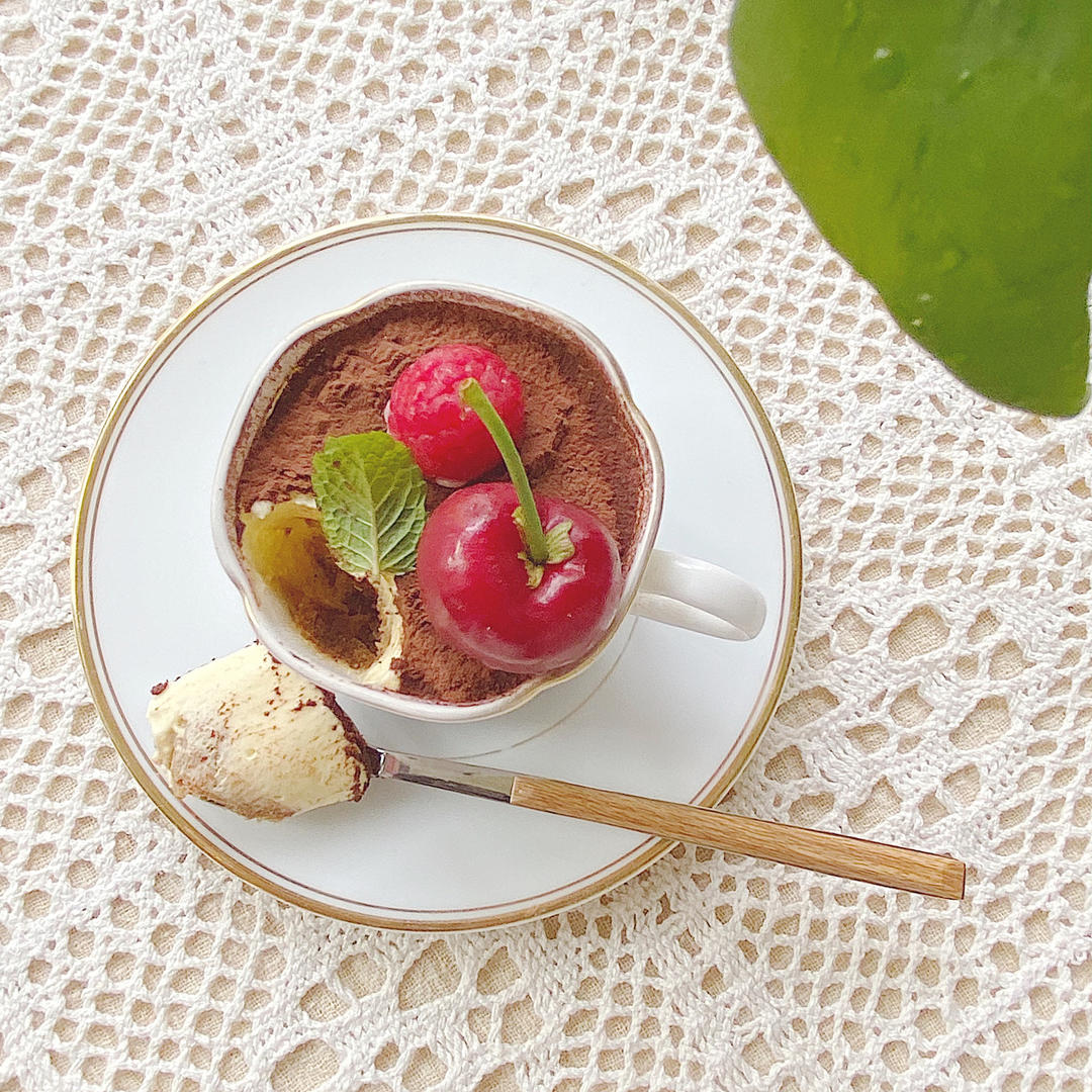 提拉米苏（熟蛋,无吉利丁）+自制马斯卡彭