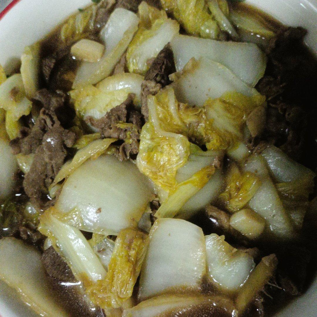 和风肥牛娃娃菜