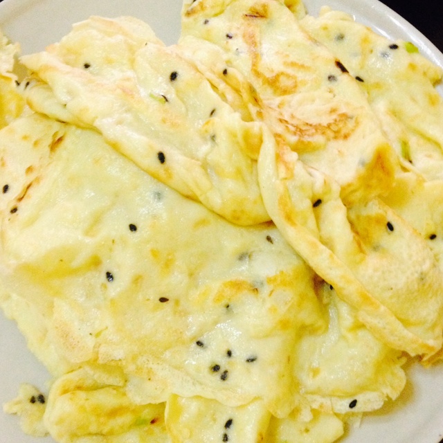 葱花鸡蛋饼